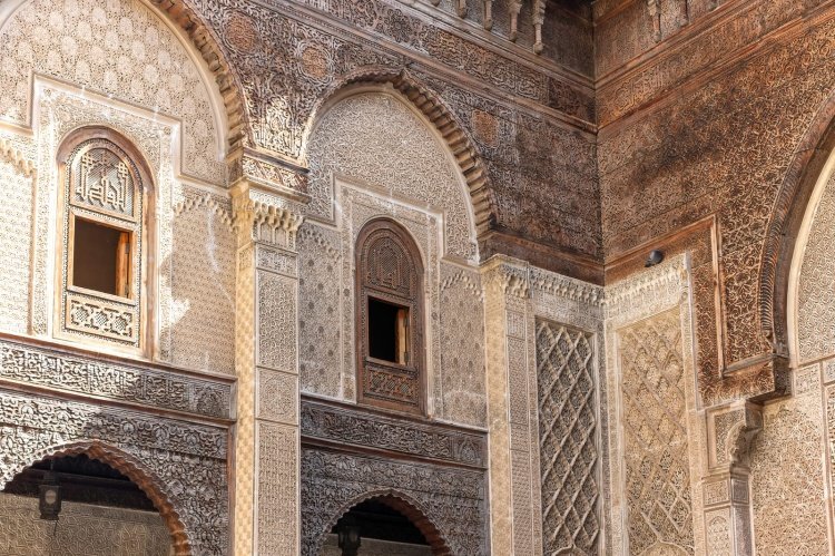 al attarine madrasa in fes morocco