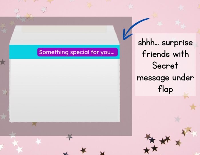 Eid Mubarak Envelope Blue Star (DIY)