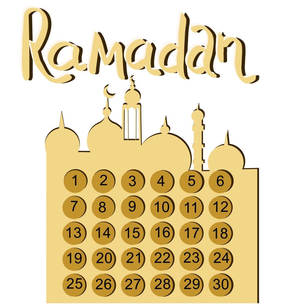 Ramadan day calendar