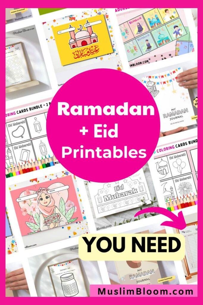 Eid & Ramadan Printables That Will Make Your Ramadan Activities More Exciting