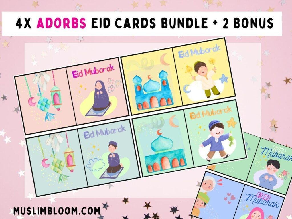 Eid Mubarak Cards Bundle 1