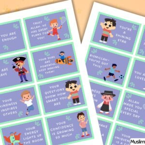 Lunchbox Notes for Boys (Muslim Edition)