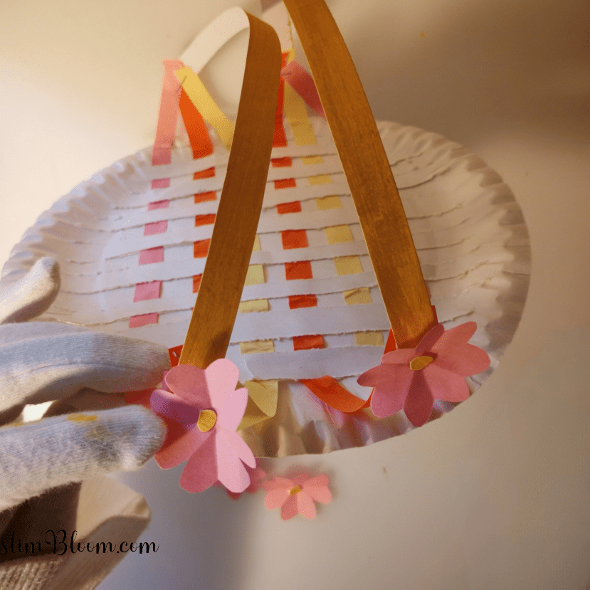 Paper Plate Basket CraftMuslimBloom