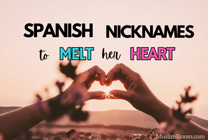 romantic spanish Names for Wife muslim bloom